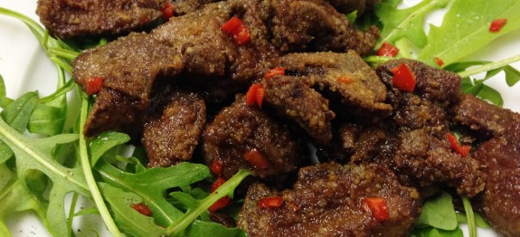 James' Spicy Chicken Livers