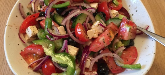 James McConnell Cooks Greek Salad