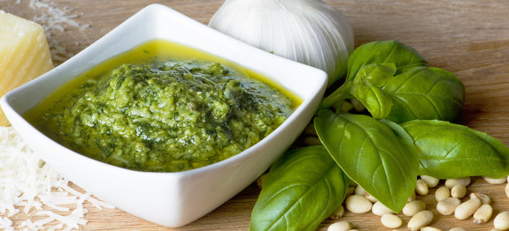 James McConnell Cooks pesto, basil, traditional-italian-pesto