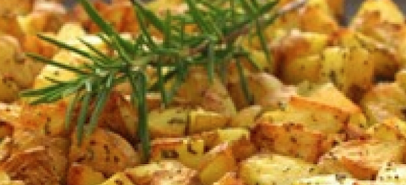 Garlic & Rosemary Saute Potatoes