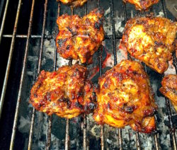 James McConnell Cooks Jerk Chicken Cooked on BBQ